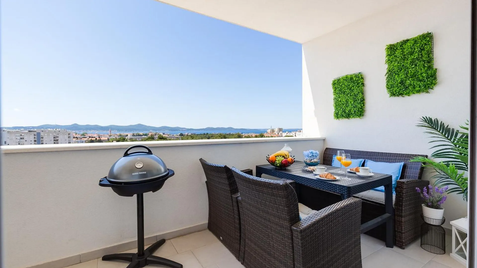Stella Maris 2Bdr, Balcony, Sea View, Garage, Bbq Apartment Zadar 0*,