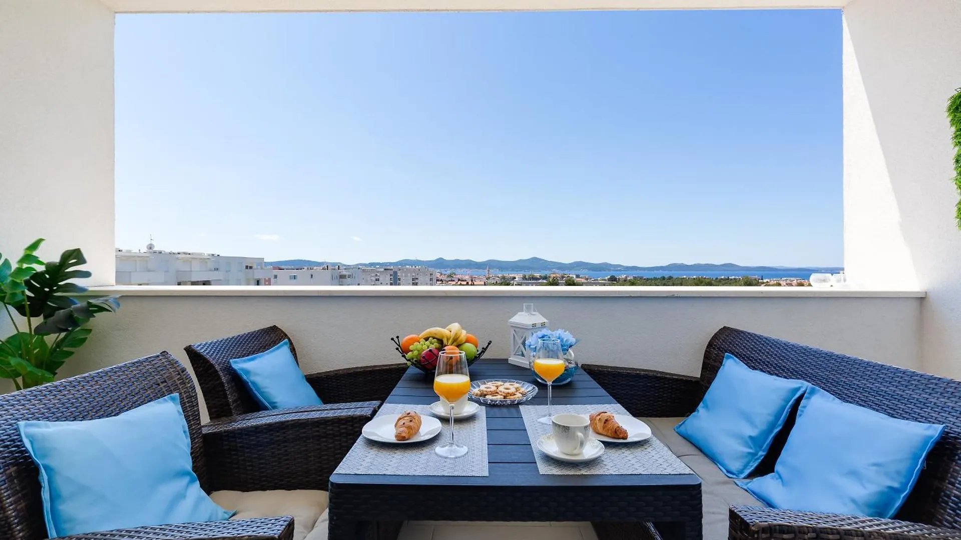 Stella Maris 2Bdr, Balcony, Sea View, Garage, Bbq Apartment Zadar 0*,  Croatia