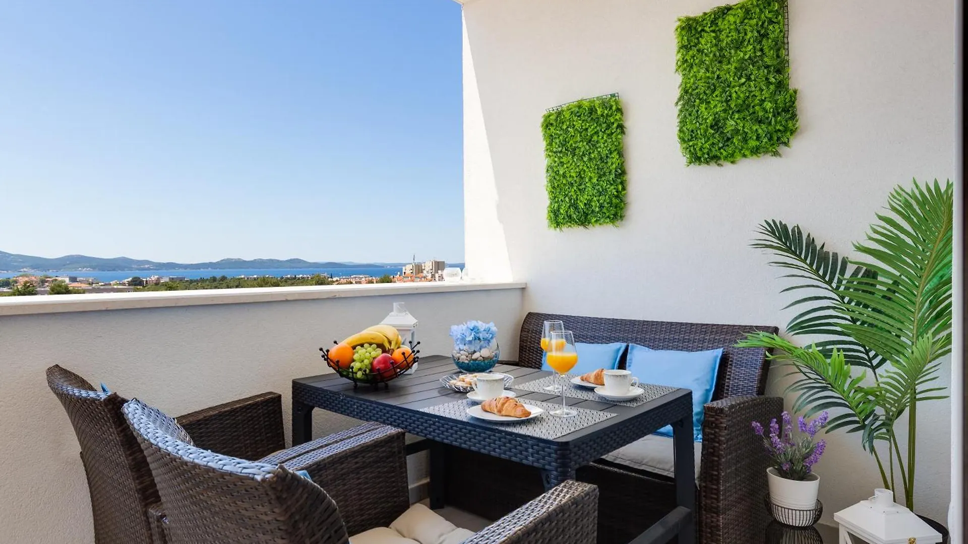 Stella Maris 2Bdr, Balcony, Sea View, Garage, Bbq Apartment Zadar 0*,  Croatia